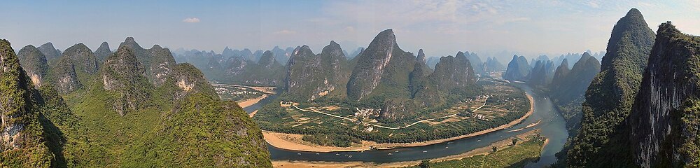 Panorama, Guilin, automne 2011