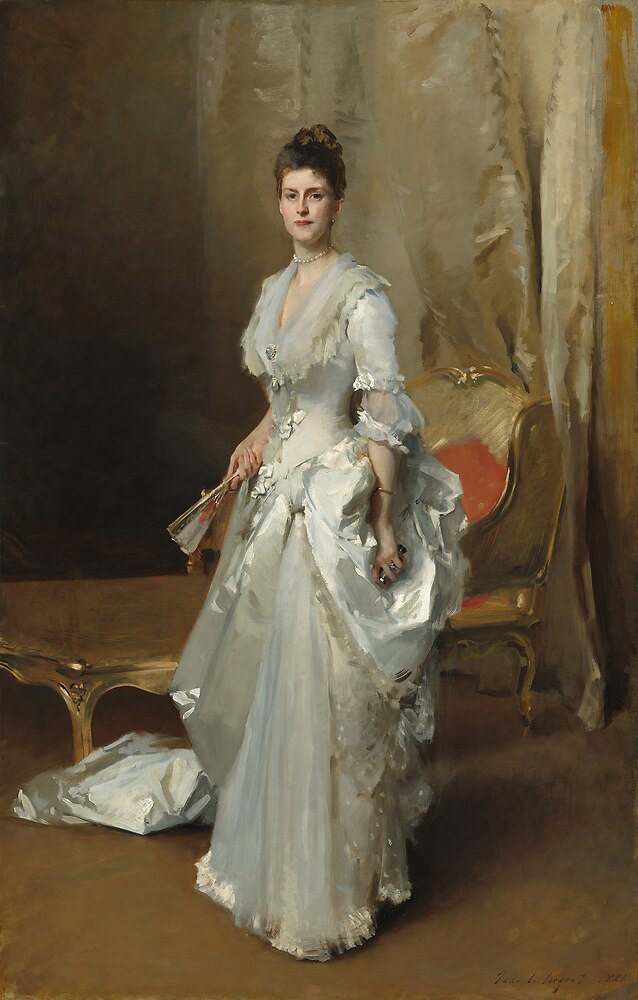 Mrs Henry White, 1883, huile sur canvas