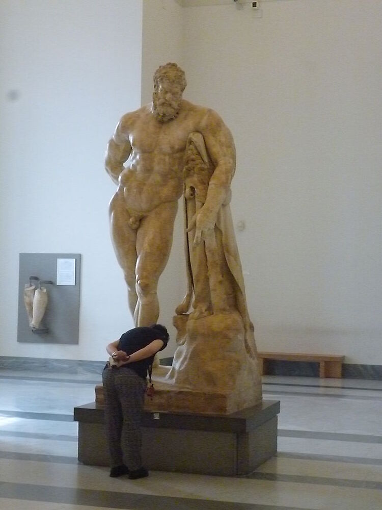 Farnese Hercules, by Glycon, likely after a model from Lysippos