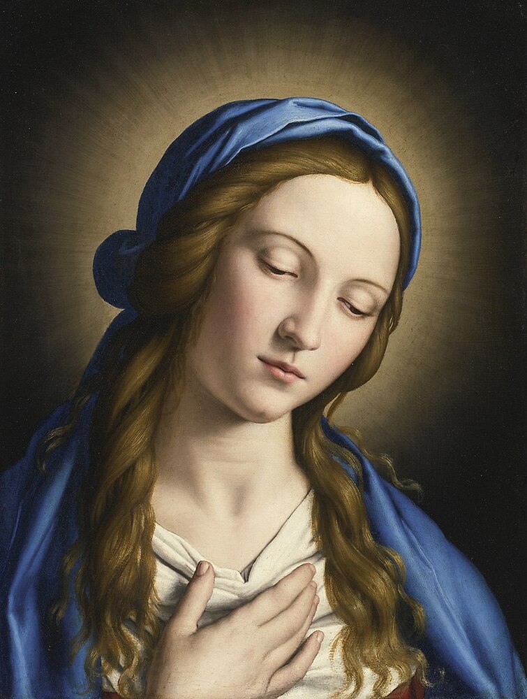 The Virgin, oil on canvas