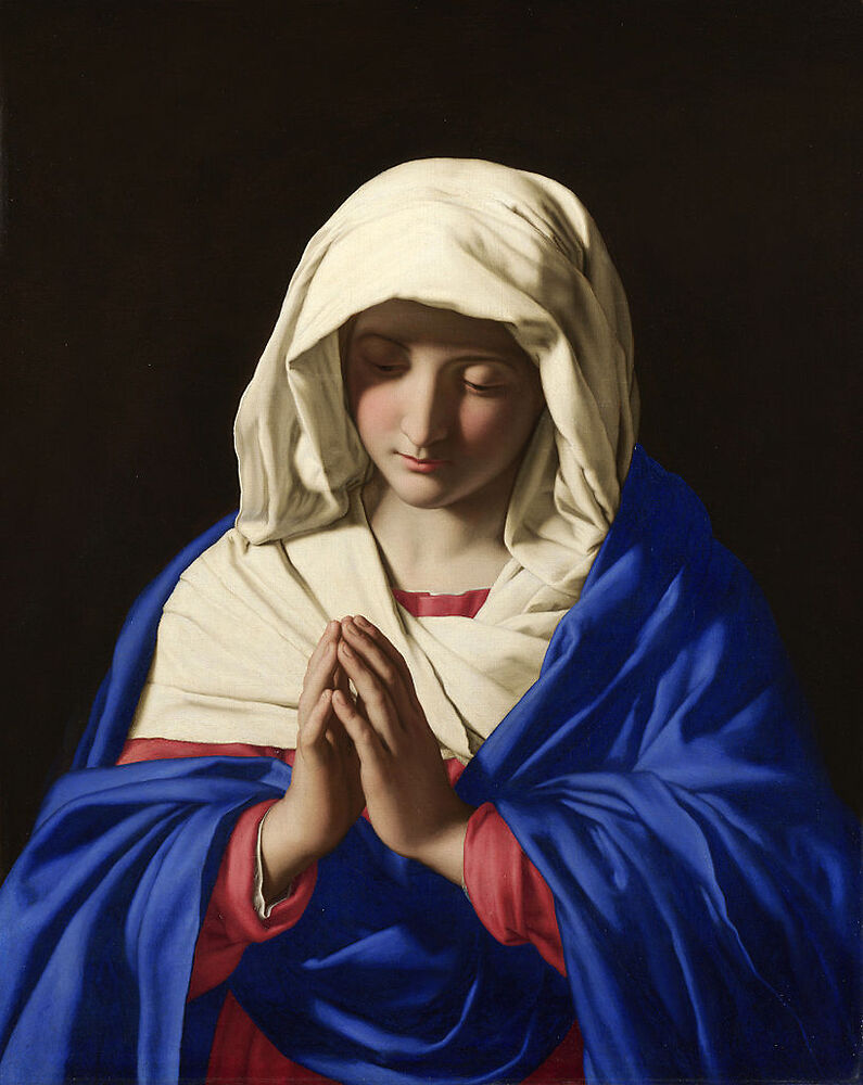 The Virgin in Prayer, 1640-1650. National Gallery, London.