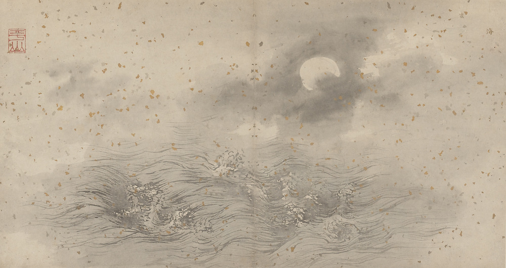 Depiction of an ocean