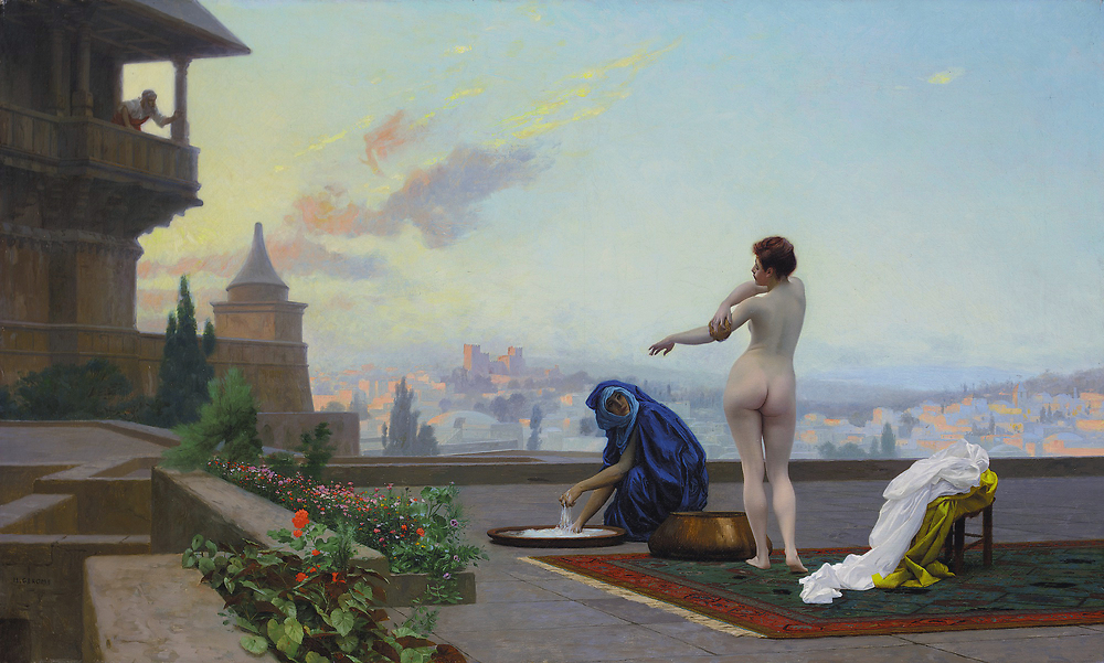 Bethsabée, 1889. Oil on canvas, 60.5×100 cm (23.8×39.3 in). Louvre, Paris