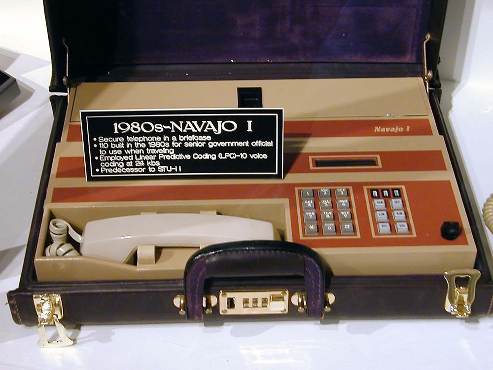 A Navajo I phone built by the NSA, typically used by senior government officials