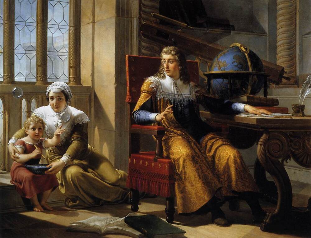 Newton’s Discovery of the refraction of light, oil on canvas, 167×216cm, 1827