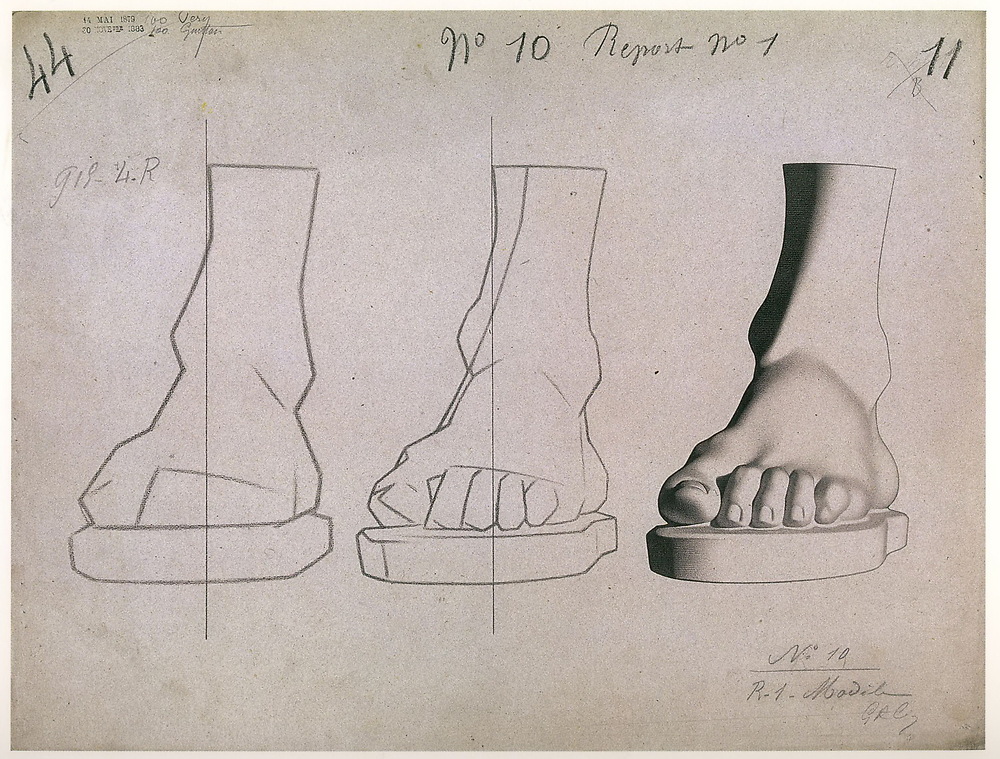 Plate I 10, Foot of Germanicus