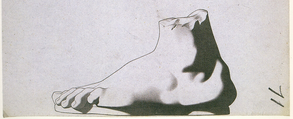 Plate I 5, Profile of a foot, cropped
