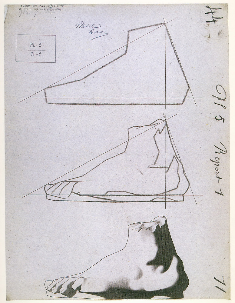 Plate I 5, Profile of a foot