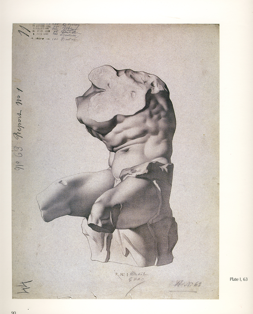 Plate I 63, Belvedere torso, front