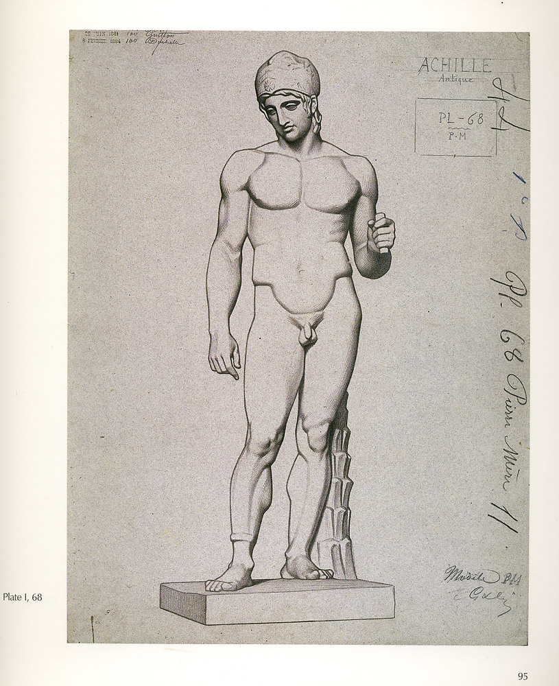 Plate I 68, “Achilles”, now thought to be Mars/Ares, see Ares Borghese and the Louvre’s page