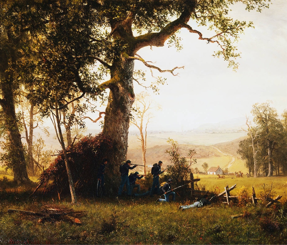 Guerilla Warfare, huile sur toile, 1862