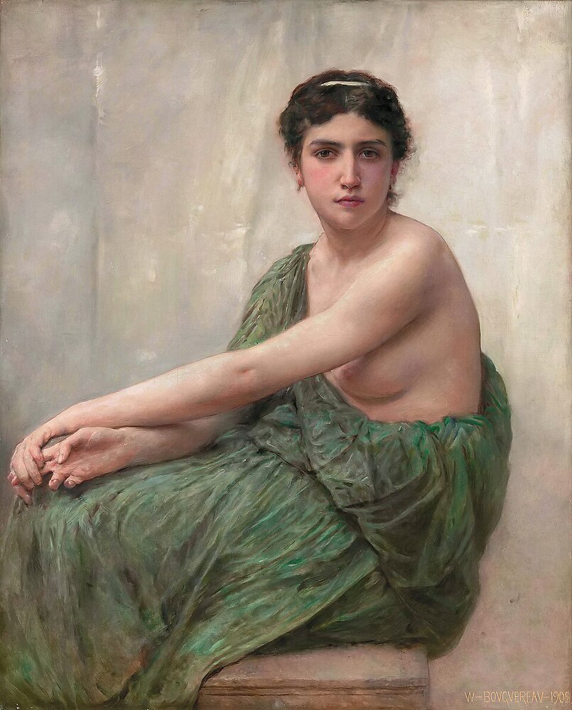 Reflexion, oil on canvas, 1905