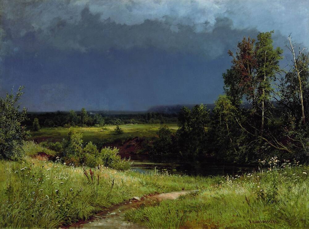 Before a thunderstorm (Перед грозой, 1884), oil on canvas, 110×150cm
