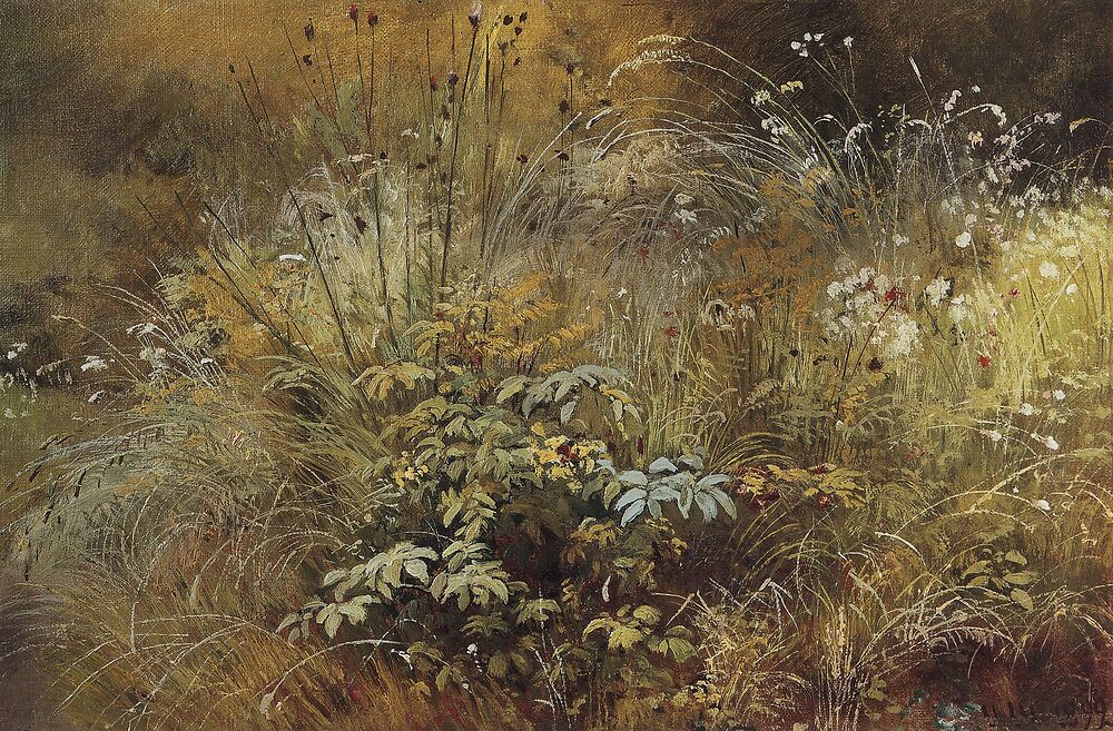 Grasses (Травки, 1892), oil on canvas