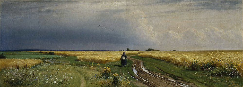 The road in the rye (Дорога во ржи, 1866), oil on canvas