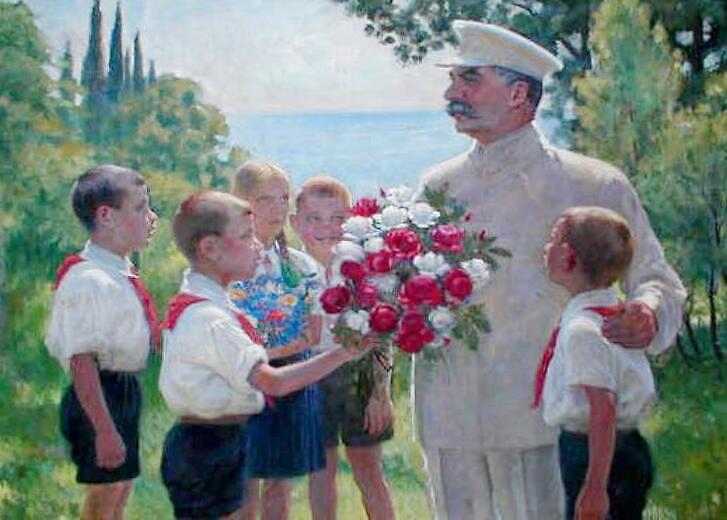 Roses for Stalin, 1949, picture by Roger Williams