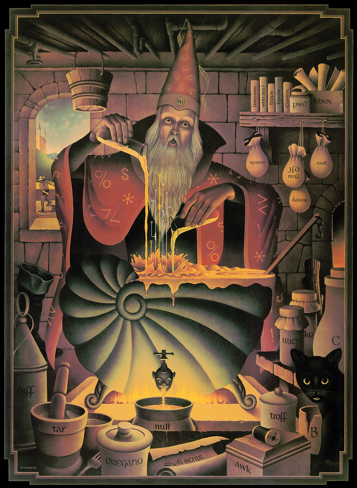 UNIX Magic poster, 1986
